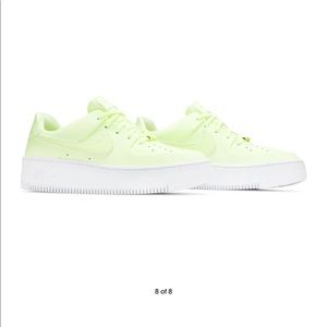 Nike Air Force 1 Sage Low 'Barely Volt size 8